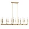 Bailey 12-Light Aged Brass Linear Chandelier by Crystorama 1 Bailey 12-Light Aged Brass Linear Chandelier by Crystorama -Crystorama popular store aged brass crystorama chandeliers bai a2112 ag 64 1000