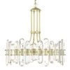 Bolton 8-Light Aged Brass Standard Chandelier by Crystorama -Crystorama popular store aged brass crystorama chandeliers bol 8888 ag 64 1000