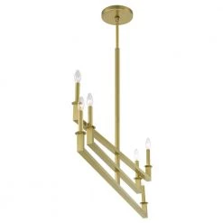 Dante 6-Light Aged Brass Chandelier by Crystorama -Crystorama popular store aged brass crystorama chandeliers dnt 6046 ag 1f 1000