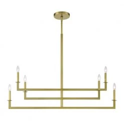 Dante 6-Light Aged Brass Chandelier by Crystorama -Crystorama popular store aged brass crystorama chandeliers dnt 6046 ag 4f 1000