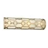 Jennings 28 Watts 1-Light Aged Brass Integrated LED Vanity Light by Crystorama