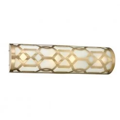 Jennings 28 Watts 1-Light Aged Brass Integrated LED Vanity Light by Crystorama