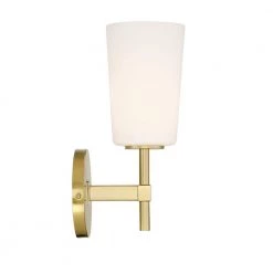 Colton 1-Light Aged BrassWall Sconce by Crystorama
