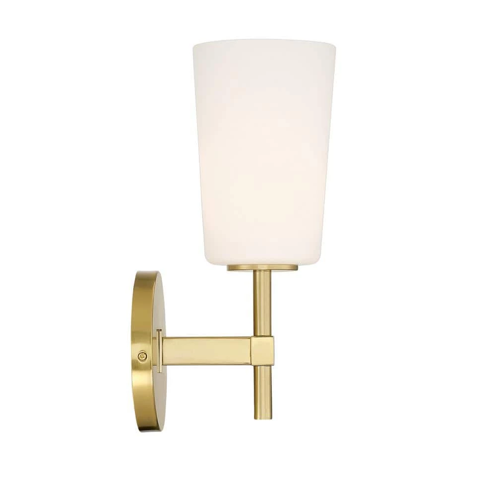 Colton 1-Light Aged BrassWall Sconce by Crystorama 3 Colton 1-Light Aged BrassWall Sconce by Crystorama