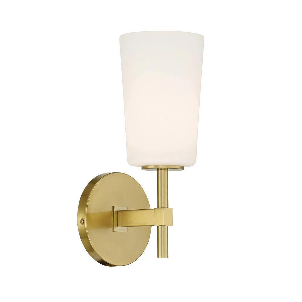 Colton 1-Light Aged BrassWall Sconce by Crystorama 4 Colton 1-Light Aged BrassWall Sconce by Crystorama - Image 2