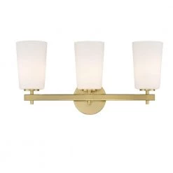 Colton 3-Light Aged Brass Wall Sconce by Crystorama