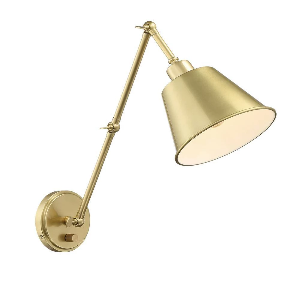 Mitchell 1-Light Aged Brass Sconce by Crystorama 4 Mitchell 1-Light Aged Brass Sconce by Crystorama - Image 2