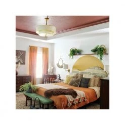 Luxo 5-Light Antique Brass Shaded Chandelier with Silk Shade by Crystorama -Crystorama popular store antique brass crystorama chandeliers 9507 ab fa 1000