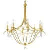 Metro 8-Light Antique Gold Crystal Chandelier by Crystorama -Crystorama popular store antique gold crystorama chandeliers 428 ga 64 1000
