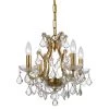 Filmore 4-Light Crystal Gold Mini Chandelier by Crystorama -Crystorama popular store antique gold crystorama chandeliers 4454 ga cl mwp 64 1000