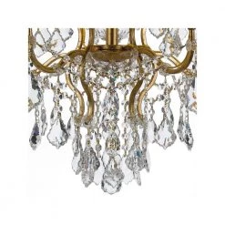 Filmore 6-Light Antique Gold Crystal Chandelier by Crystorama -Crystorama popular store antique gold crystorama chandeliers 4455 ga cl mwp 4f 1000
