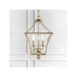 Broche 3-Light Antique Gold Chandelier by Crystorama -Crystorama popular store antique gold crystorama chandeliers 514 ga fa 1000