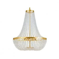 Rylee 8-Light Antique Gold Beaded Chandelier by Crystorama -Crystorama popular store antique gold crystorama chandeliers 609 ga fa 1000