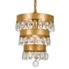 Perla 1-Light Antique Gold Mini Chandelier by Crystorama -Crystorama popular store antique gold crystorama chandeliers 6103 ga 64 1000