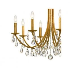 Bridgehampton 8-Light Antique Gold Crystal Chandelier by Crystorama 10 Bridgehampton 8-Light Antique Gold Crystal Chandelier by Crystorama -Crystorama popular store antique gold crystorama chandeliers 8828 ga cl mwp 4f 1000