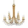 Bridgehampton 12-Light Antique Gold Crystal Chandelier by Crystorama -Crystorama popular store antique gold crystorama chandeliers 8829 ga cl mwp 64 1000