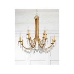 Bridgehampton 12-Light Antique Gold Crystal Chandelier by Crystorama 15 Bridgehampton 12-Light Antique Gold Crystal Chandelier by Crystorama -Crystorama popular store antique gold crystorama chandeliers 8829 ga cl mwp 76 1000