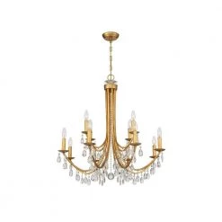 Bridgehampton 12-Light Antique Gold Crystal Chandelier by Crystorama 14 Bridgehampton 12-Light Antique Gold Crystal Chandelier by Crystorama -Crystorama popular store antique gold crystorama chandeliers 8829 ga cl mwp fa 1000