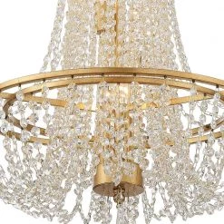 Arcadia 4-Light Antique Gold Crystal Chandelier by Crystorama -Crystorama popular store antique gold crystorama chandeliers arc 1907 ga cl mwp 4f 1000