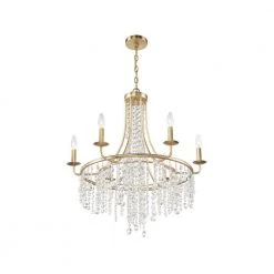 Gabrielle 6-Light Antique Gold Chandelier by Crystorama -Crystorama popular store antique gold crystorama chandeliers gab b7306 ga 4f 1000