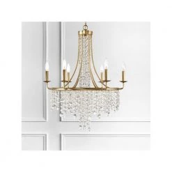 Gabrielle 6-Light Antique Gold Chandelier by Crystorama -Crystorama popular store antique gold crystorama chandeliers gab b7306 ga 76 1000