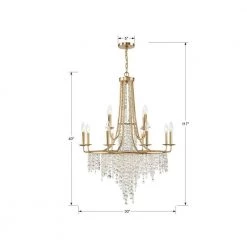 Gabrielle 12-Light Antique Gold Chandelier by Crystorama 14 Gabrielle 12-Light Antique Gold Chandelier by Crystorama -Crystorama popular store antique gold crystorama chandeliers gab b7312 ga fa 1000