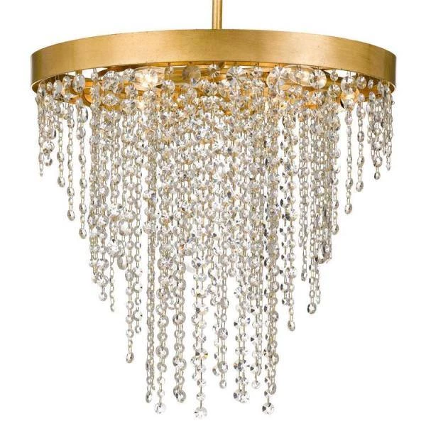 Winham 6-Light Antique Gold Crystal Chandelier by Crystorama 4 Winham 6-Light Antique Gold Crystal Chandelier by Crystorama - Image 2