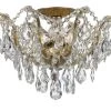 Filmore 19 in. 5-Light Antique Gold Semi-Flush Mount by Crystorama 2 Filmore 19 in. 5-Light Antique Gold Semi-Flush Mount by Crystorama -Crystorama popular store antique gold crystorama flush mount lights 4457 ga cl saq 64 1000