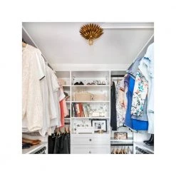 Broche 11 in 1-Light Antique Gold Flush Mount by Crystorama -Crystorama popular store antique gold crystorama flush mount lights 500 ga ceiling 1f 1000