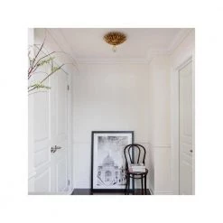 Broche 11 in 1-Light Antique Gold Flush Mount by Crystorama -Crystorama popular store antique gold crystorama flush mount lights 500 ga ceiling 44 1000