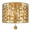 Layla 15 in 3-Light Antique Gold Flush Mount by Crystorama -Crystorama popular store antique gold crystorama flush mount lights 544 ga 64 1000