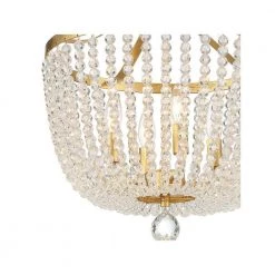 Rylee 16.5 in. 4-Light Antique Gold Flush Mount by Crystorama 10 Rylee 16.5 in. 4-Light Antique Gold Flush Mount by Crystorama -Crystorama popular store antique gold crystorama flush mount lights 604 ga ceiling 1f 1000