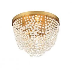 Fiona 13.75 in. 3-Light Antique Gold Flush Mount by Crystorama 13 Fiona 13.75 in. 3-Light Antique Gold Flush Mount by Crystorama -Crystorama popular store antique gold crystorama flush mount lights fio a9103 ga wh fa 1000