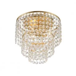 Gabrielle 14 in 3-Light Antique Gold Flush Mount by Crystorama -Crystorama popular store antique gold crystorama flush mount lights gab b7303 ga 4f 1000