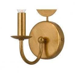 Layla 1-Light Antique Gold Sconce by Crystorama -Crystorama popular store antique gold crystorama vanity lighting 541 ga 4f 1000