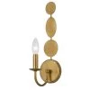Layla 1-Light Antique Gold Sconce by Crystorama