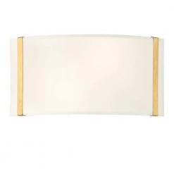 Fulton 2-Light Antique Gold Sconce by Crystorama