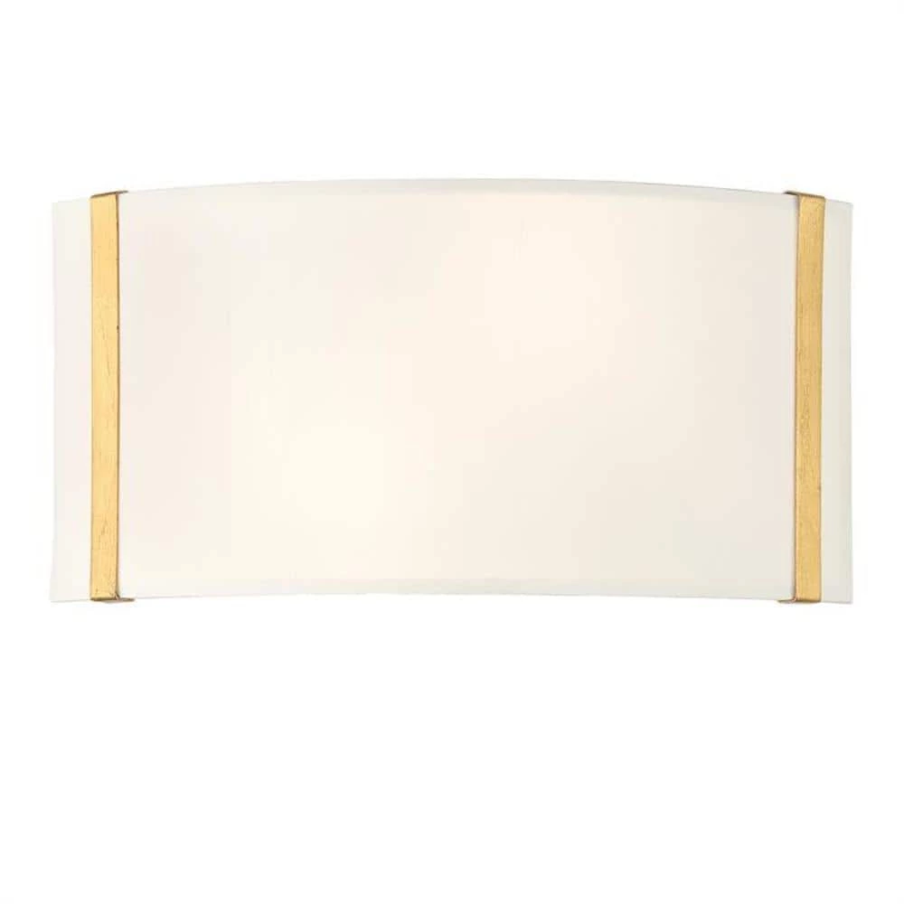 Fulton 2-Light Antique Gold Sconce by Crystorama 3 Fulton 2-Light Antique Gold Sconce by Crystorama