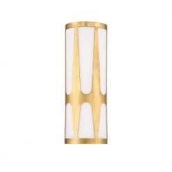 Royston 2-Light Antique Gold Wall Mount by Crystorama