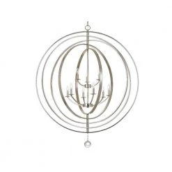 Luna 9-Light Antique Silver Cage Chandelier by Crystorama 11 Luna 9-Light Antique Silver Cage Chandelier by Crystorama -Crystorama popular store antique silver crystorama chandeliers 587 sa 4f 1000