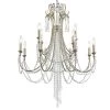 Arcadia 12-Light Antique Silver Crystal Chandelier by Crystorama -Crystorama popular store antique silver crystorama chandeliers arc 1909 sa cl mwp 64 1000