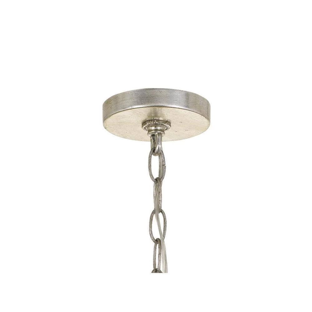 Brielle 6-Light Antique Silver Capiz Chandelier by Crystorama 6 Brielle 6-Light Antique Silver Capiz Chandelier by Crystorama - Image 4