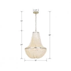 Brielle 6-Light Antique Silver Capiz Chandelier by Crystorama 12 Brielle 6-Light Antique Silver Capiz Chandelier by Crystorama -Crystorama popular store antique silver crystorama chandeliers bri 3006 sa 44 1000