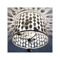 Layla 15 in 3-Light Antique Silver Flush Mount by Crystorama -Crystorama popular store antique silver crystorama flush mount lights 544 sa fa 1000