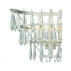 Lucille 16 in. 3-Light Antique Silver Flush Mount by Crystorama -Crystorama popular store antique silver crystorama flush mount lights luc a9063 sa 4f 1000