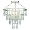 Lucille 16 in. 3-Light Antique Silver Flush Mount by Crystorama -Crystorama popular store antique silver crystorama flush mount lights luc a9063 sa 64 1000