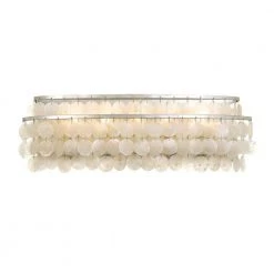 Brielle 5-Light Antique Silver Vanity Light by Crystorama