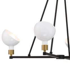 Gigi 4-Light Black Plus Aged Brass Chandelier by Crystorama -Crystorama popular store black aged brass crystorama chandeliers gig 814 bk ag 76 1000