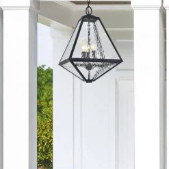Glacier 3-Light Black Charcoal Lantern Outdoor Chandelier by Crystorama 13 Glacier 3-Light Black Charcoal Lantern Outdoor Chandelier by Crystorama -Crystorama popular store black charcoal crystorama outdoor chandeliers gla 9705 wt bc fa 1000
