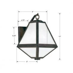 Glacier 1-Light Black Charcoal Outdoor Sconce by Crystorama 10 Glacier 1-Light Black Charcoal Outdoor Sconce by Crystorama -Crystorama popular store black charcoal crystorama outdoor sconces gla 9701 op bc 1f 1000